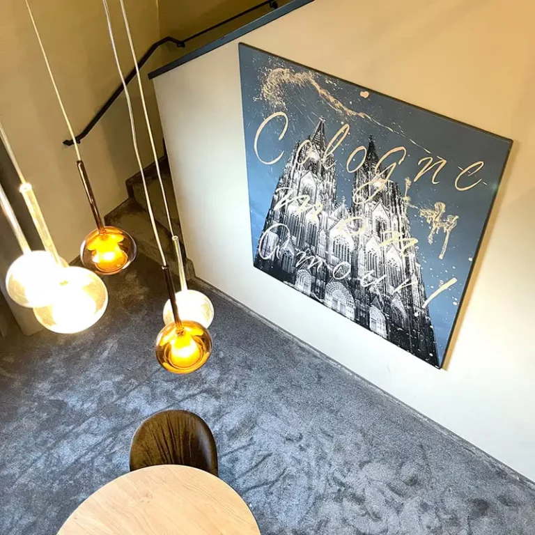 Art-Suite von Künstler Sascha Dahl im Wasserturm Hotel Cologne / Bar Botanik Köln