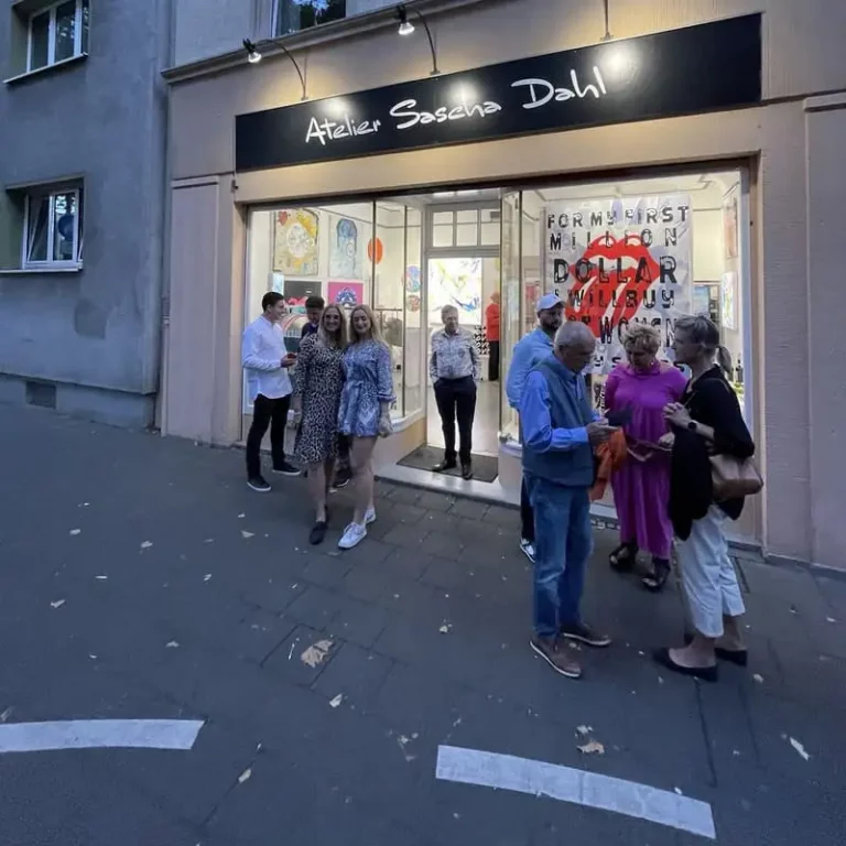 Health Care Rheinland e.V. zu Gast im Galerie-Atelier Sascha Dahl in Köln.