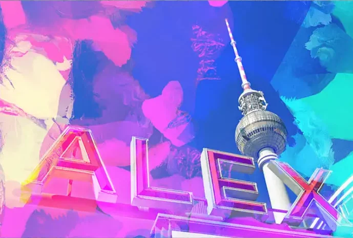 Kunst in Köln kaufen, dieses Motiv stammt aus der Berliner Serie welche im Sony Center ausgestellt war und den Alex zeigt.