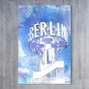 Kunst in Köln kaufen, dieses Motiv stammt aus der Berliner Serie welche im Sony Center ausgestellt war und einen "Berlin" Schriftzug zeigt.