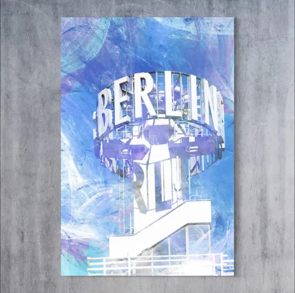 Kunst in Köln kaufen, dieses Motiv stammt aus der Berliner Serie welche im Sony Center ausgestellt war und einen "Berlin" Schriftzug zeigt.