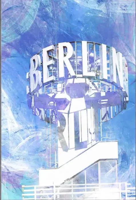 Kunst in Köln kaufen, dieses Motiv stammt aus der Berliner Serie welche im Sony Center ausgestellt war und einen "Berlin" Schriftzug zeigt.