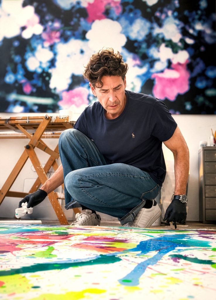 WHERE THE UNIVERSE BEGINS 2 Sascha Dahl working in Atelier